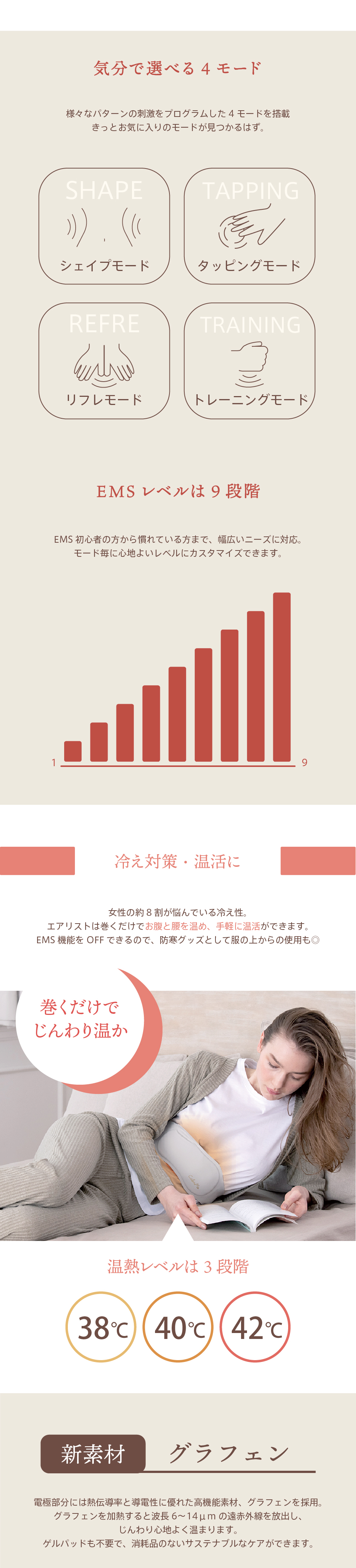 カームミー家庭用EMS機器エアリスト