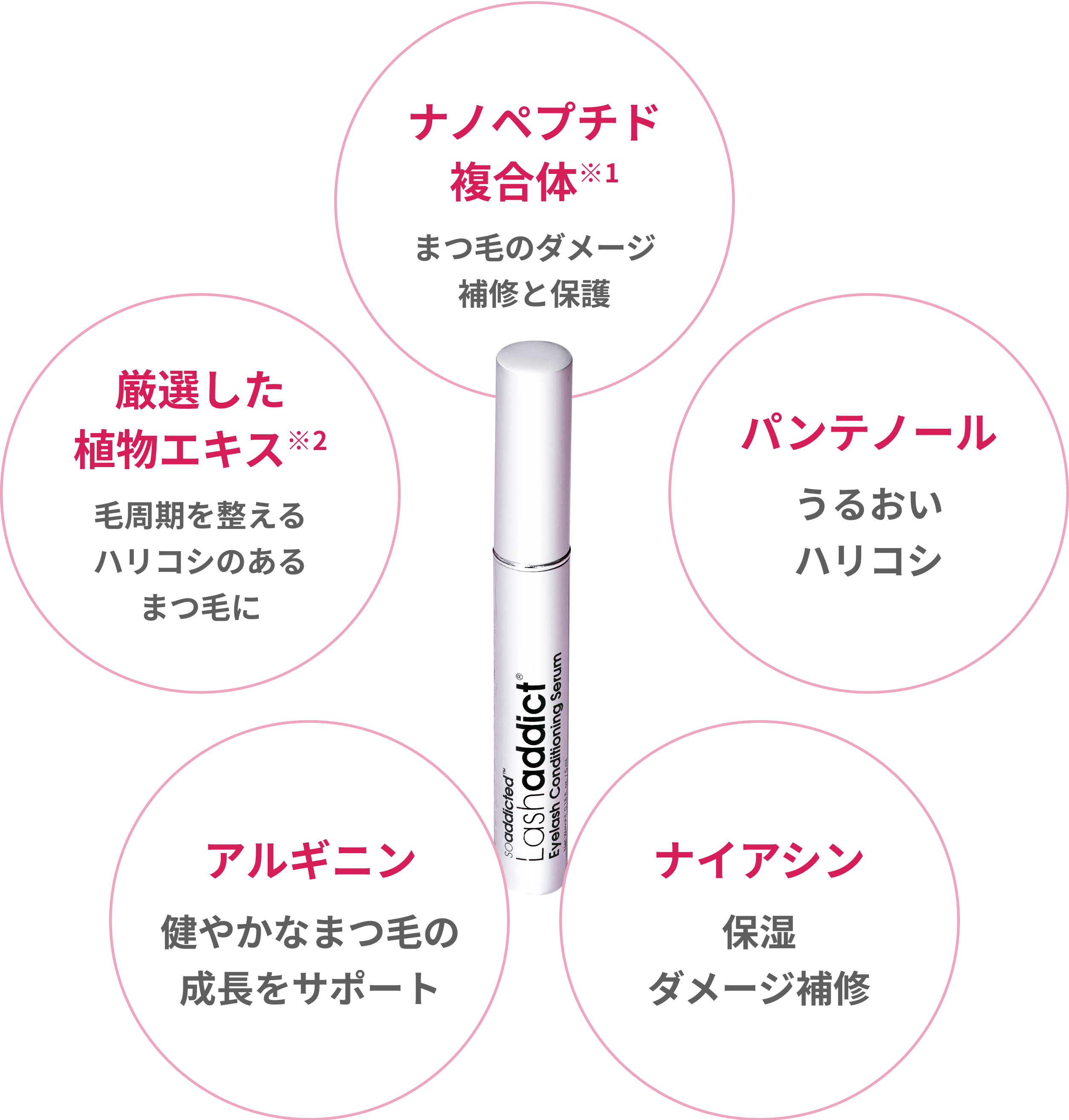 理想の目元を支える5つの美容成分