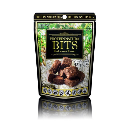 エステプロラボ プロテインナチュラビッツ（黒ごまきな粉）75g