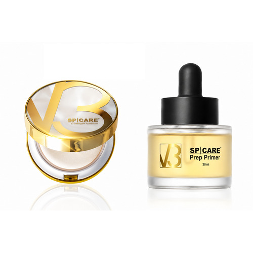【数量限定スタッフ販売セール】SPICARE（スピケア） V3 インテリジェントファンデーション+プレッププライマー（店）